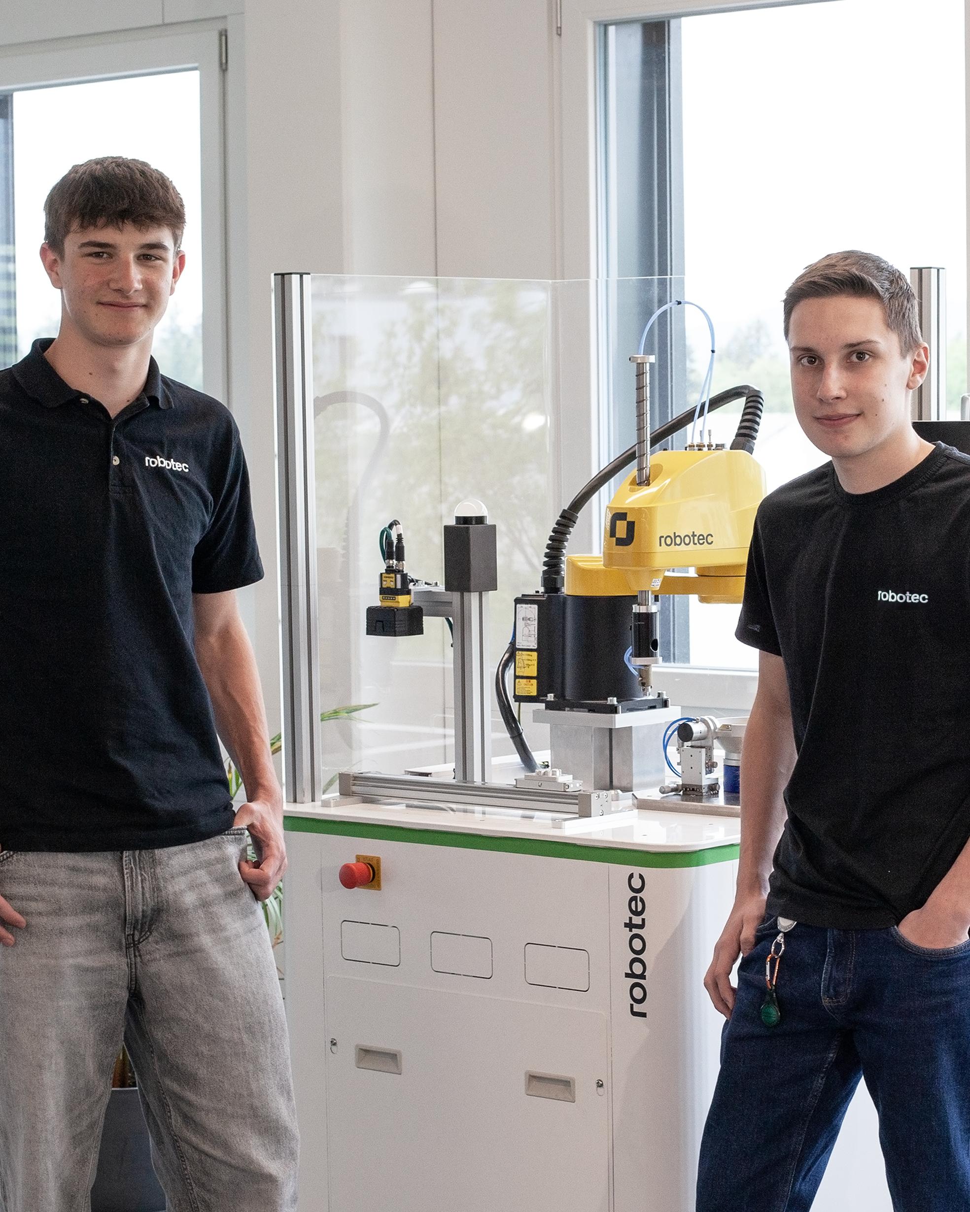 Image de Projet d’apprentis : cellule de démonstration pour pick-and-place rapide de tiges métalliques