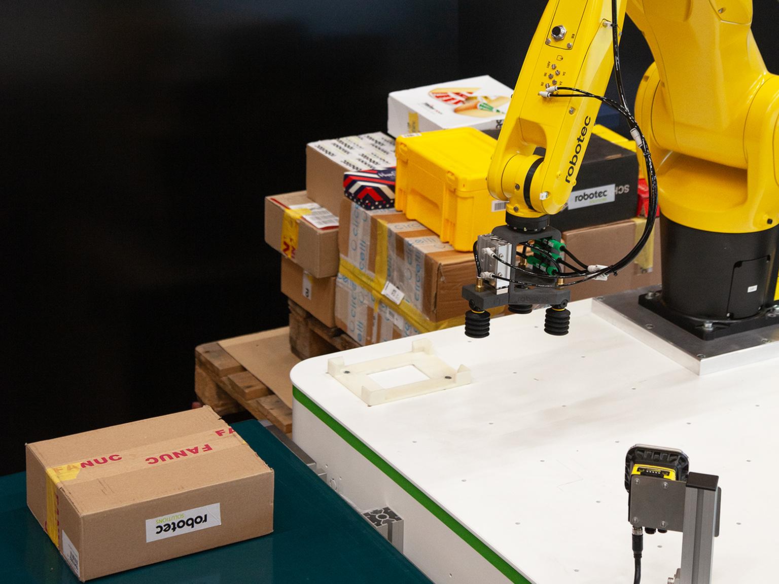 Bild von Tempo und Kontrolle für den Wareneingang: automatisches Depalettieren mit 3D-Vision und KI