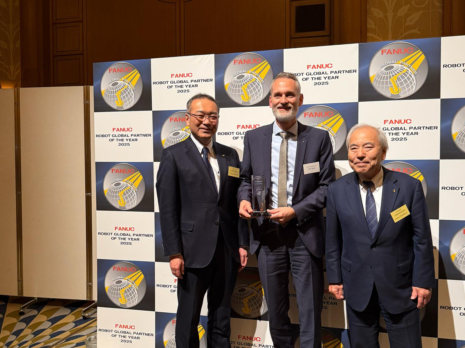 Bild von Robotec mit FANUC Innovation Award 2025 ausgezeichnet