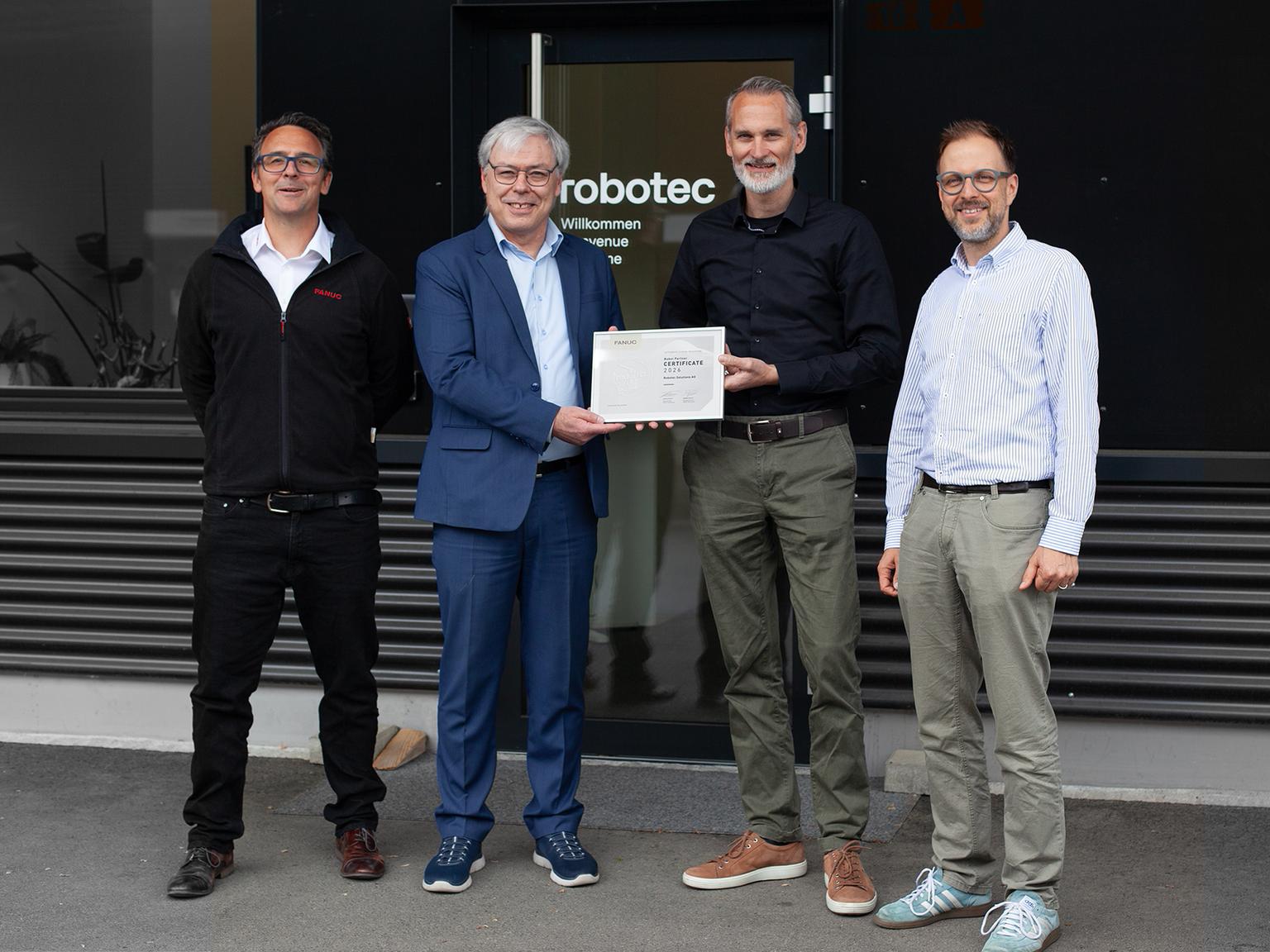 Bild von Robotec als erster «FANUC System Integrator» ausgezeichnet