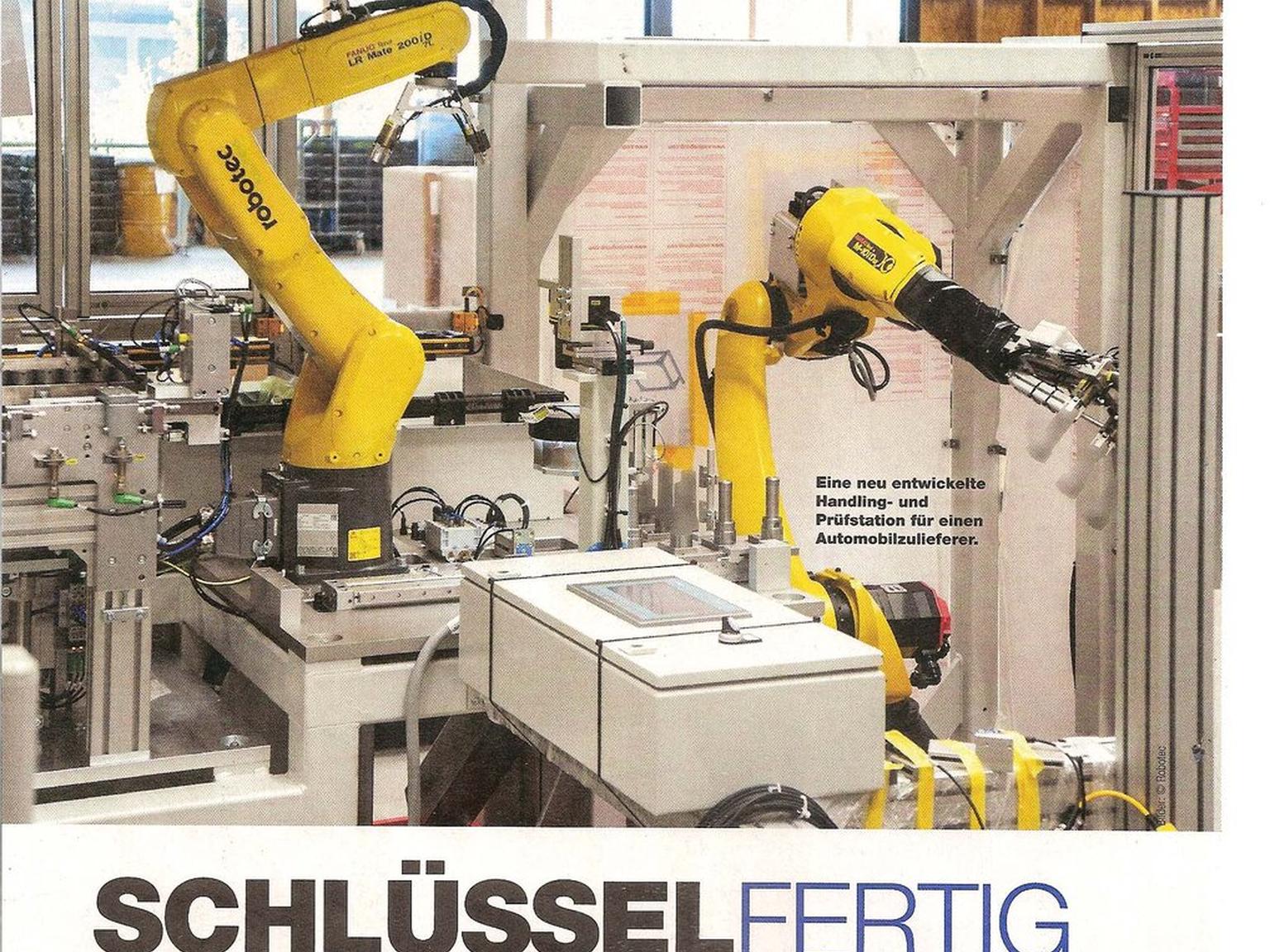 Bild von Handling- und Prüfstation für Automobilzulieferer D'Emmould